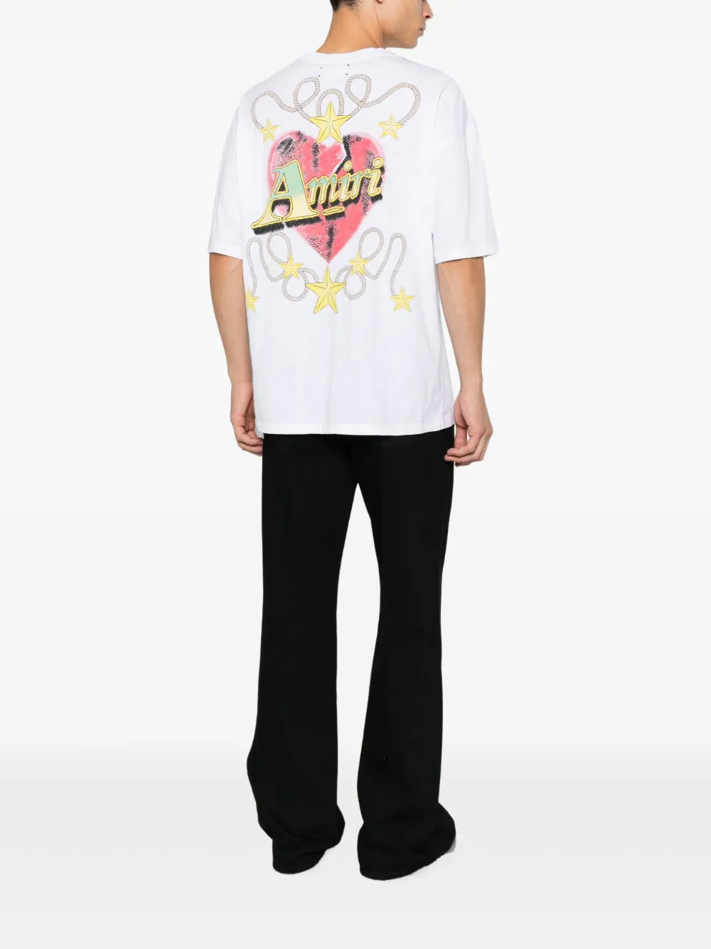 AMIRI Trui met raglan mouwen en geborduurd logo Blauw