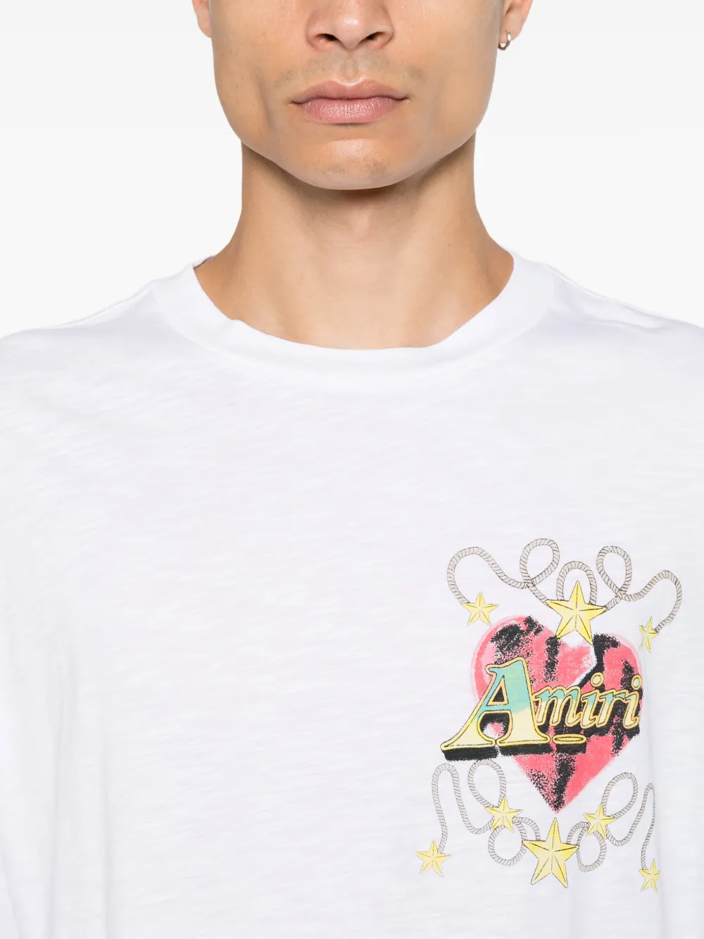AMIRI Trui met raglan mouwen en geborduurd logo Blauw
