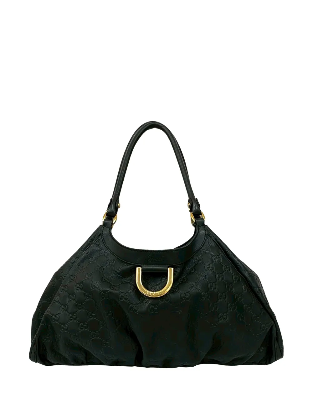 Gucci Pre-Owned 2016-2026 Guccissima Abbey D Ring shoulder bag - Nero