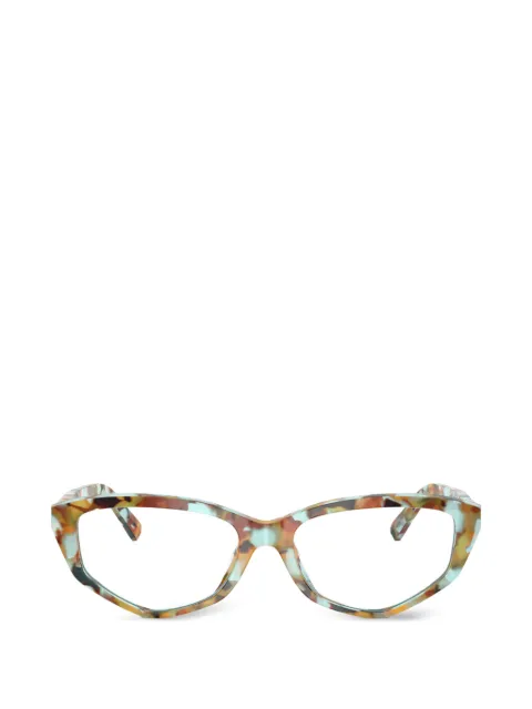 Tiffany & Co Eyewear geometric-frame patterned glasses