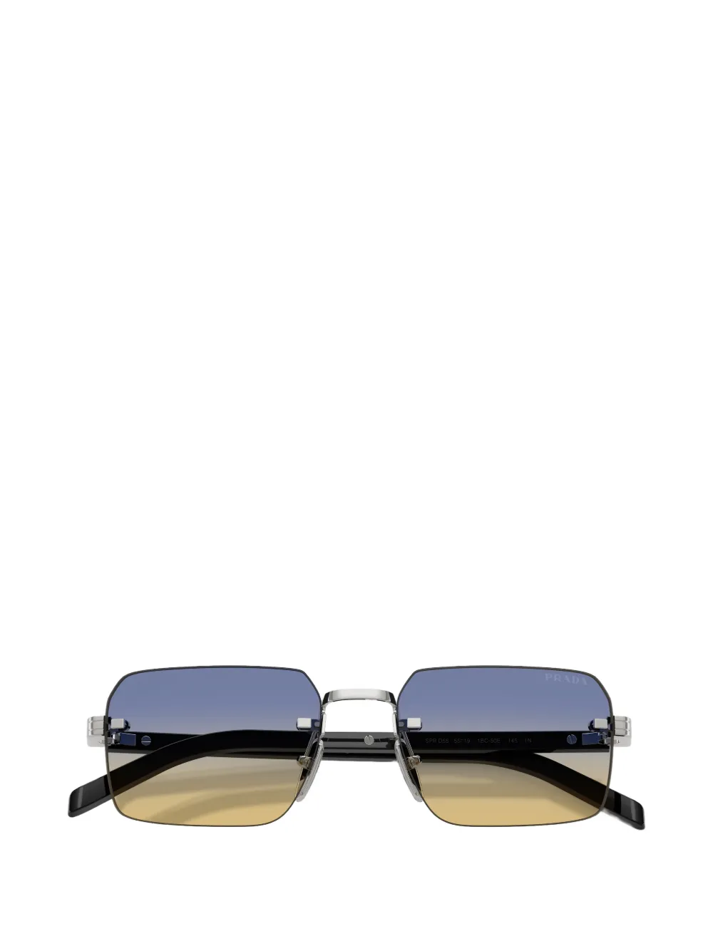 Prada Eyewear Rimless Sunglasses | Silver | FARFETCH