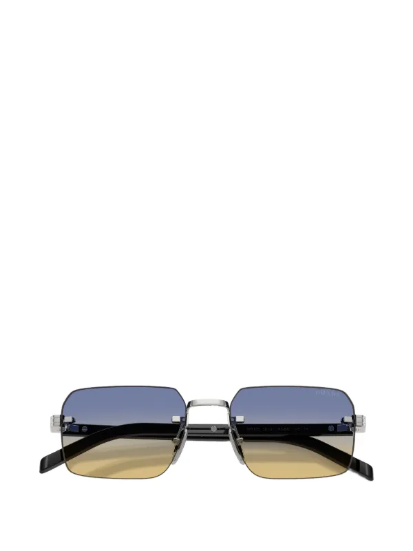 Prada Eyewear Rimless Sunglasses | Silver | FARFETCH CA