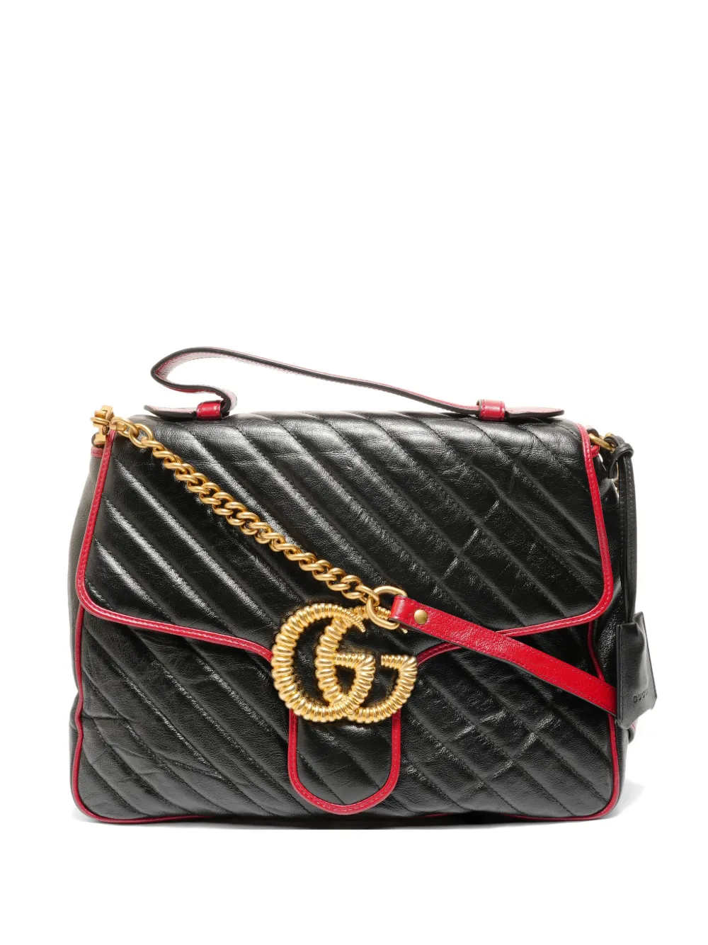 Gucci Pre-Owned 2010s quilted top handle handbag - Nero