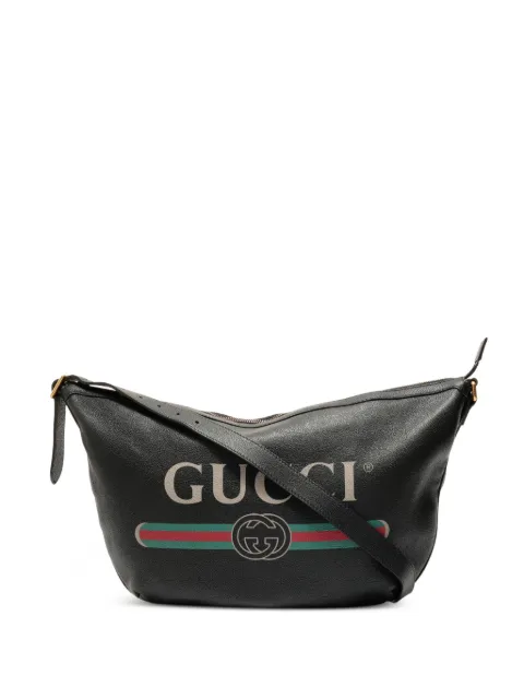 Gucci Pre-Owned 2010s half moon leather shoulder bag