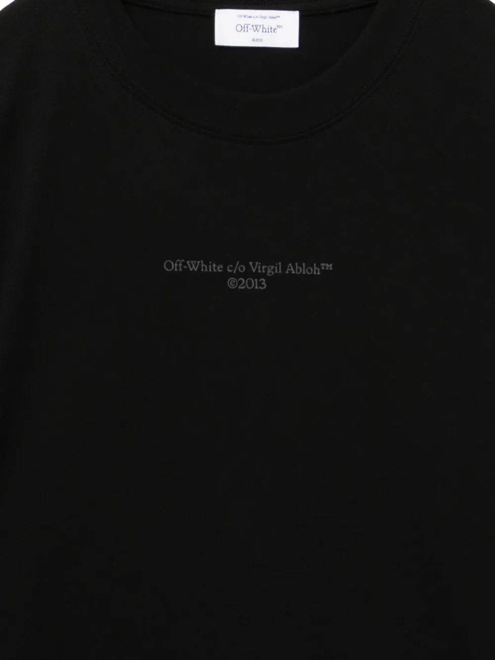 Off-White x Virgil Abloh ロゴ Tシャツ | ブラック | FARFETCH JP