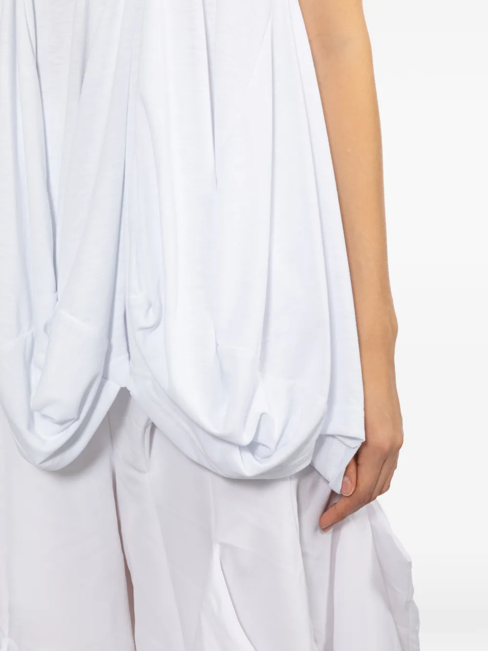 Comme Des Garçons Top met pofmouwen Wit