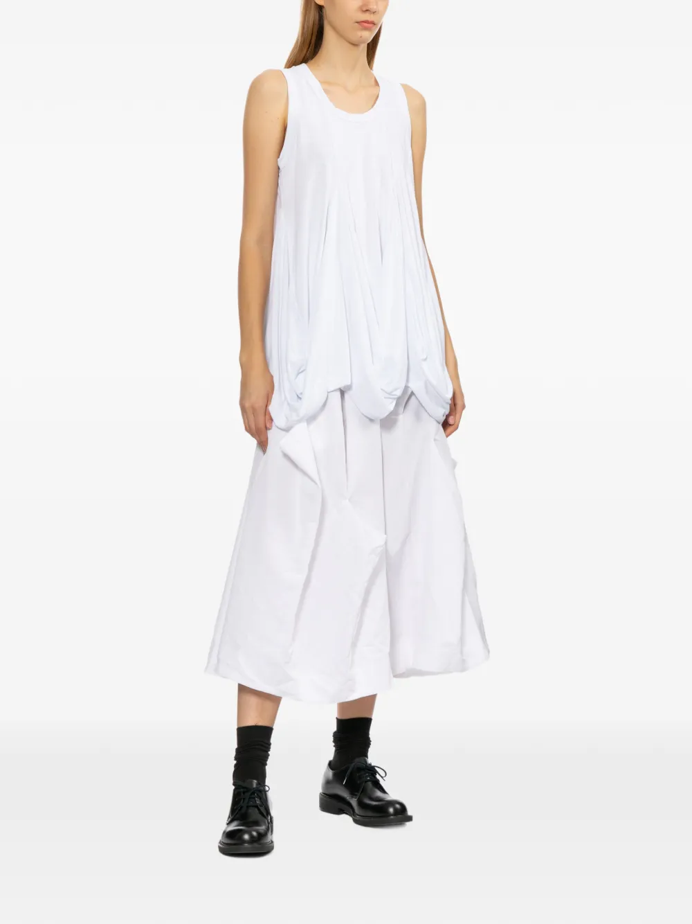Comme Des Garçons Top met pofmouwen Wit