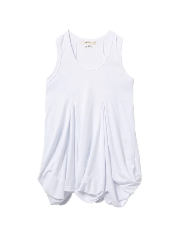 Comme des Garçons Puffball-hem Vest in White