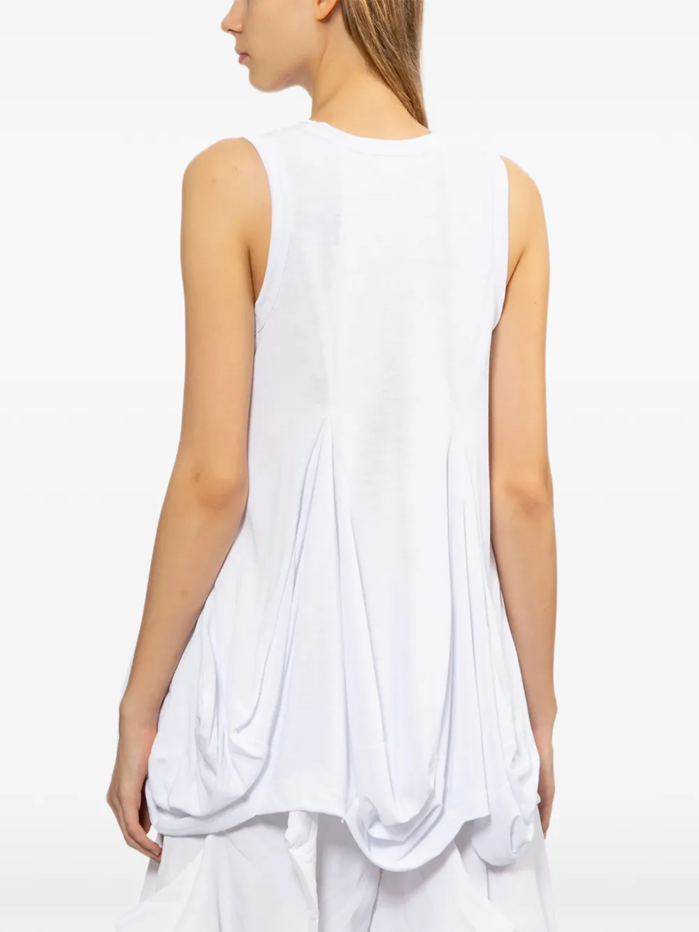Comme Des Garçons Top met pofmouwen Wit