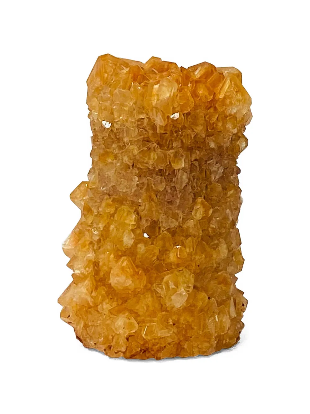 Mineral Series small Crystal vase - Orange