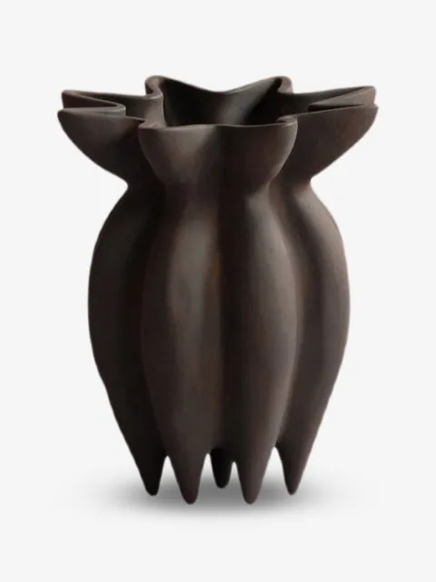101 Copenhagen small Lotus ridged vase