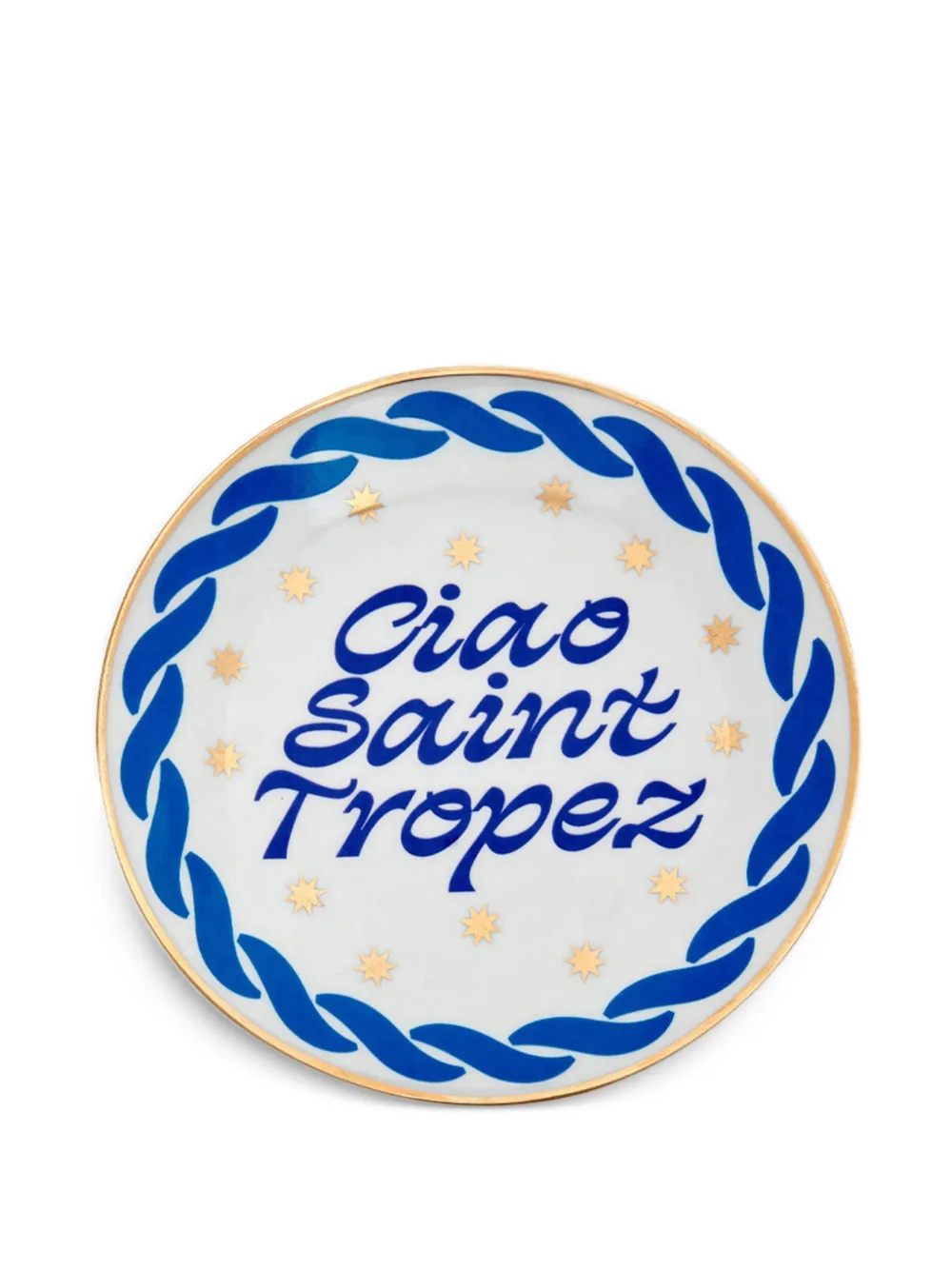 Bitossi Home Ciao Saint Tropez round plate - Bianco