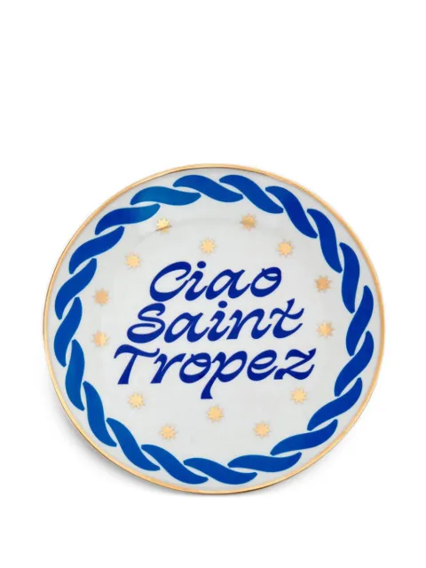 Bitossi Home Ciao Saint Tropez round plate
