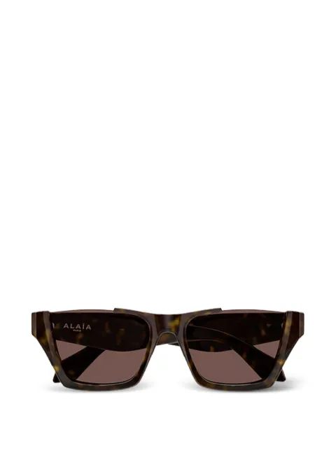 azzedine alaïa square-frame sunglasses