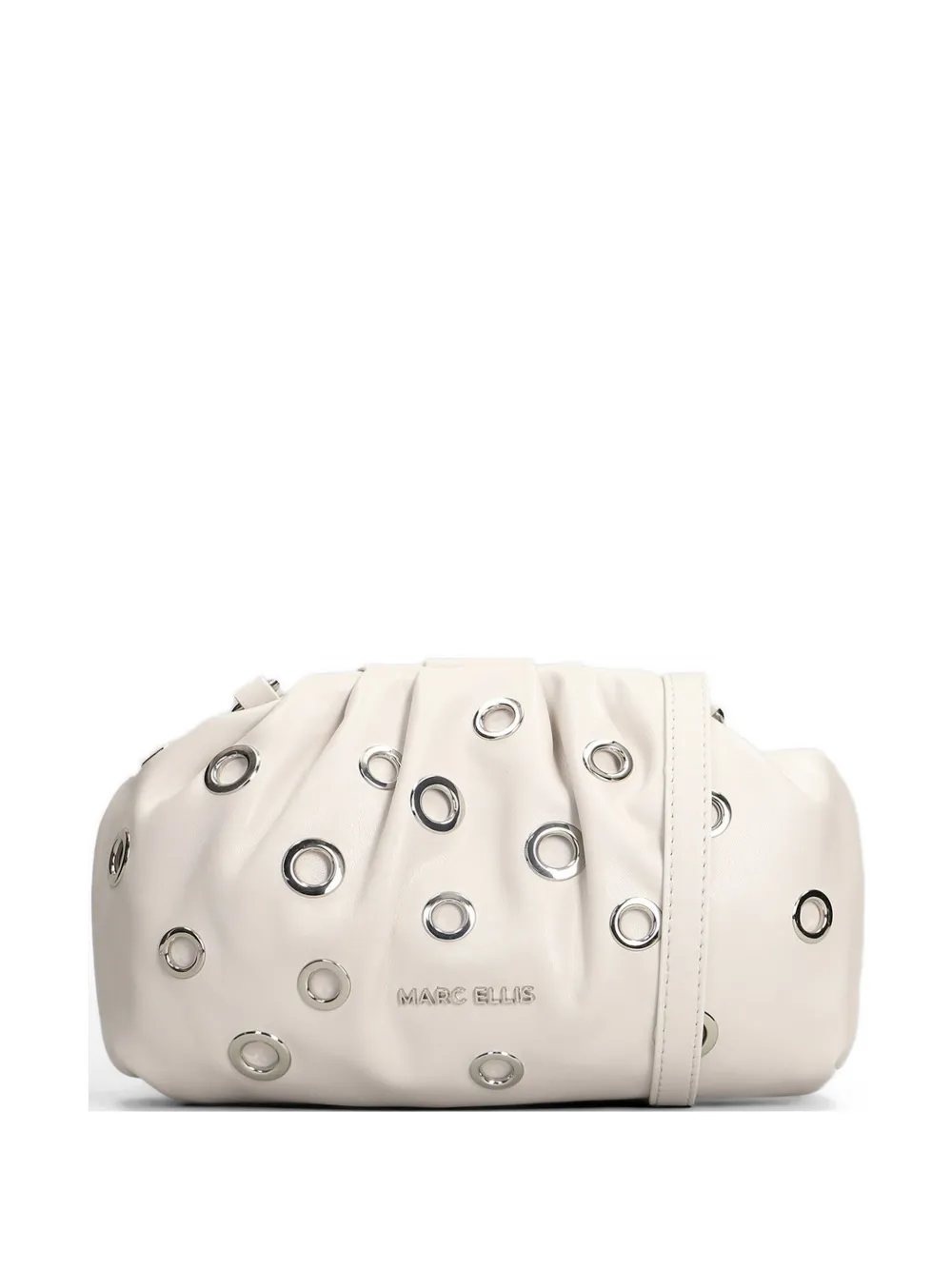 Marc Ellis Borsa a spalla Daphne con occhielli - Bianco