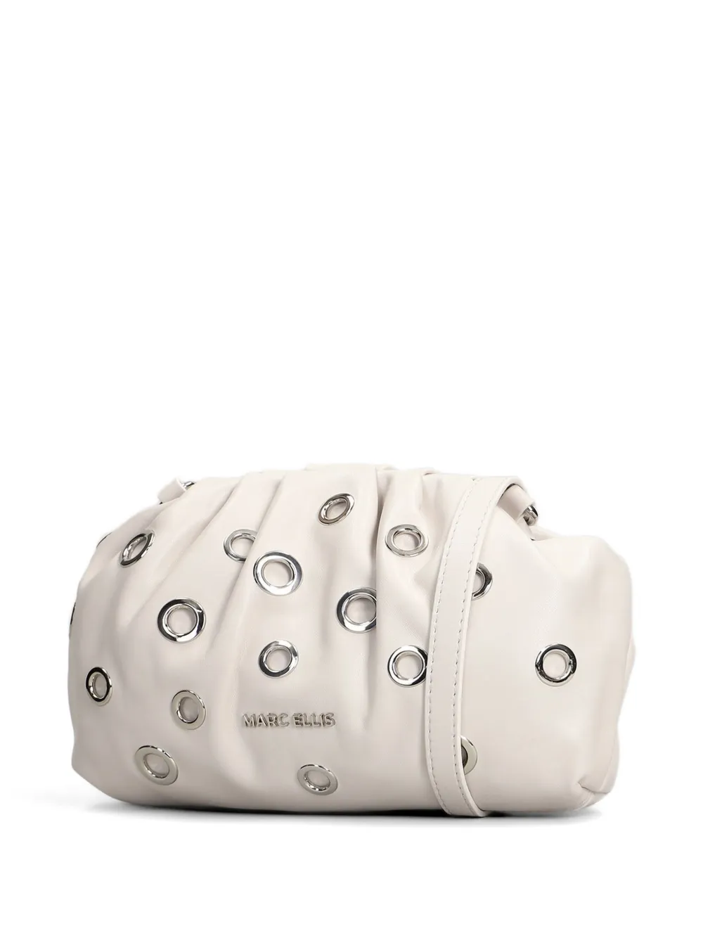Marc Ellis Daphne verfraaide clutch Wit