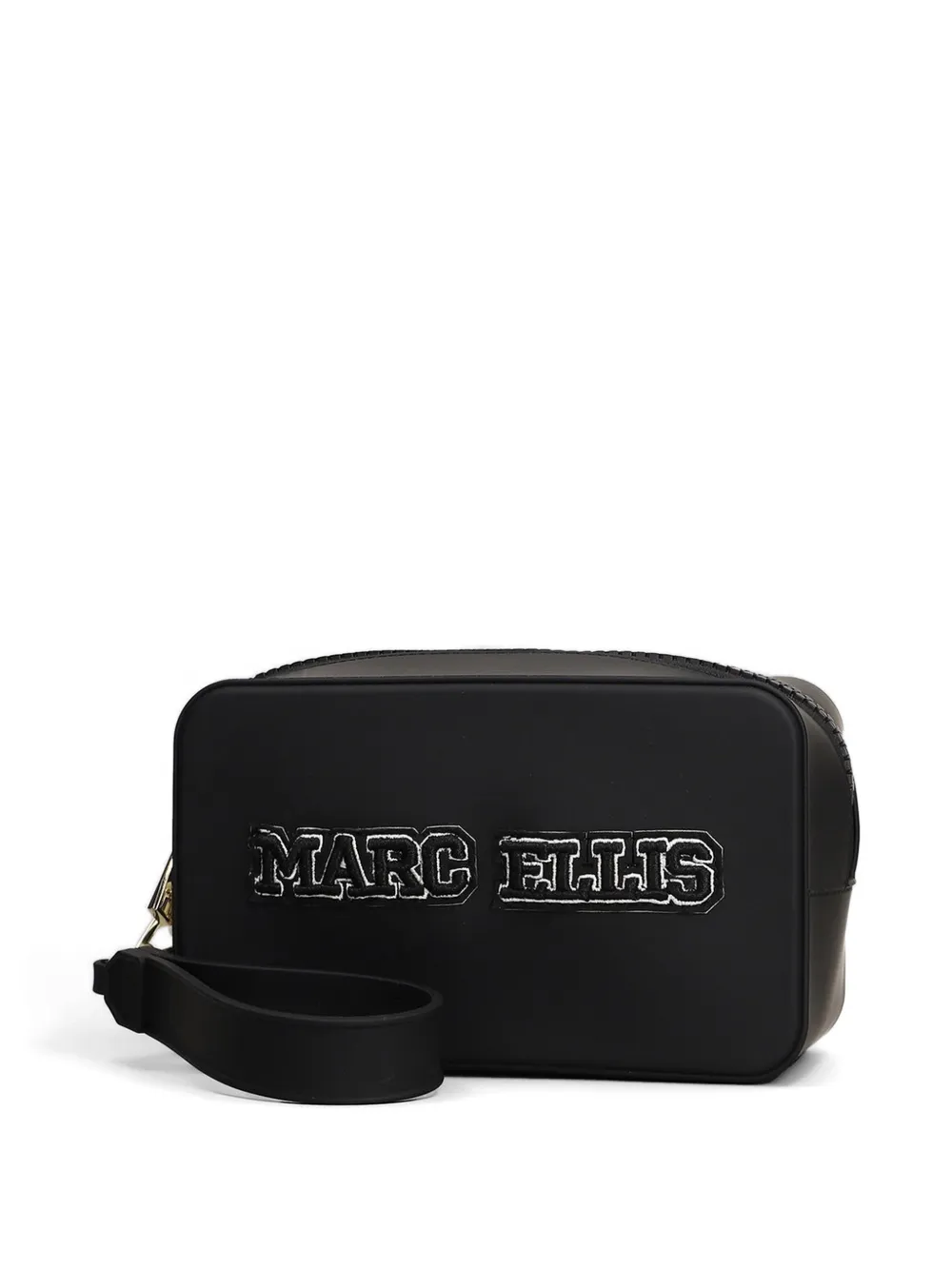 Marc Ellis Flat Sponge clutch met logopatch Zwart