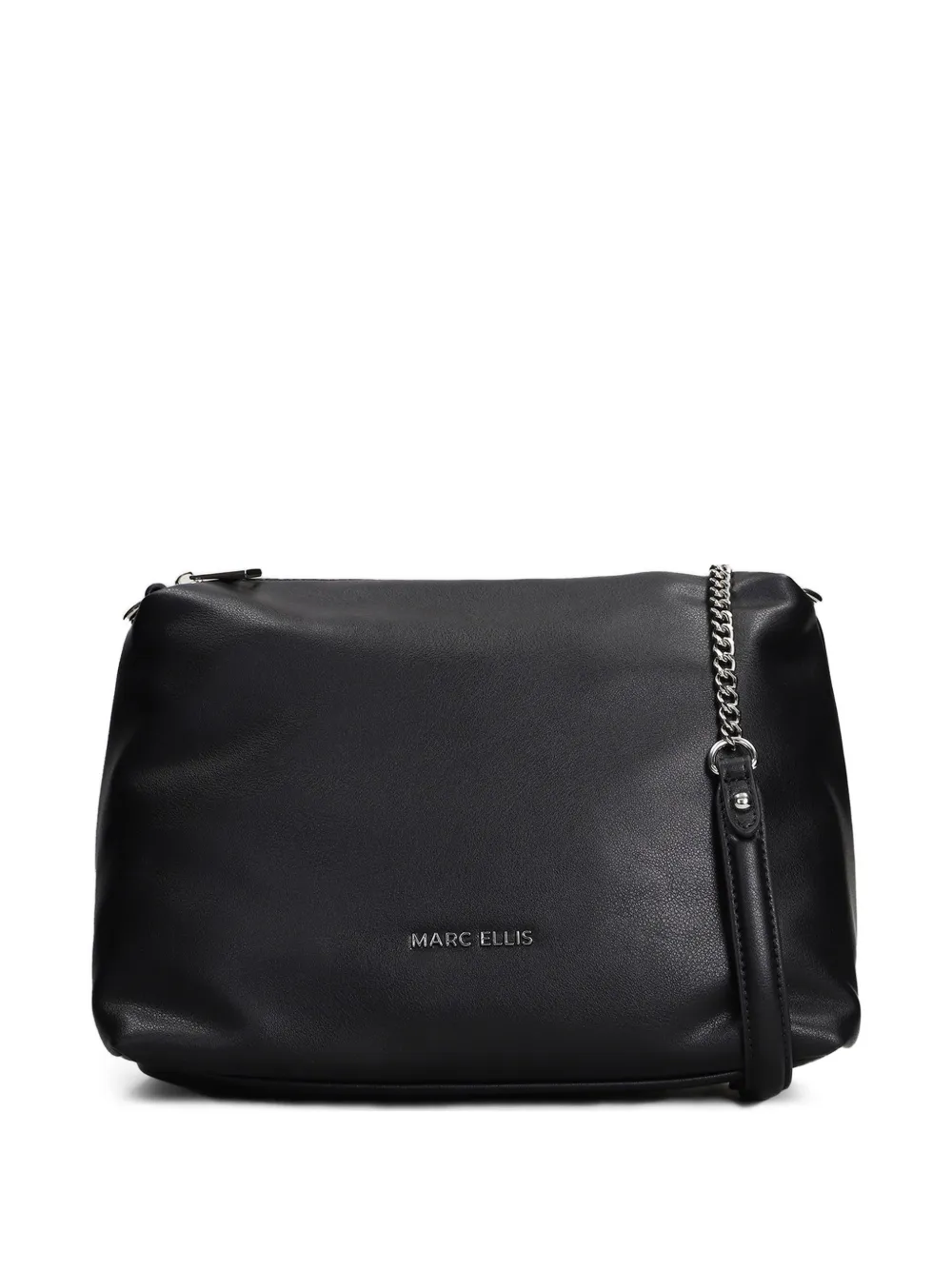 Marc Ellis Borsa a spalla Alison Macro con applicazione logo - Nero