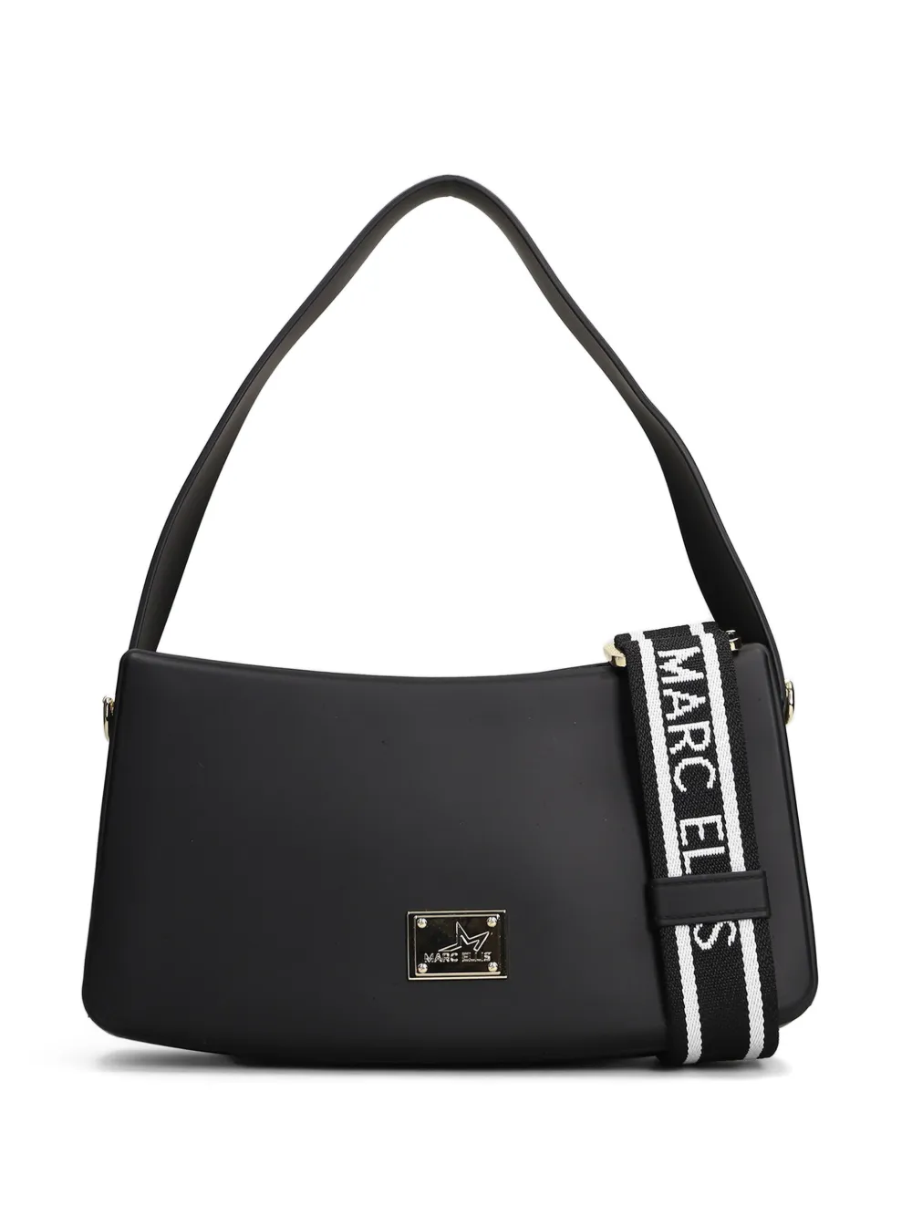 Marc Ellis Borsa tote Flat Timeless con applicazione logo - Nero