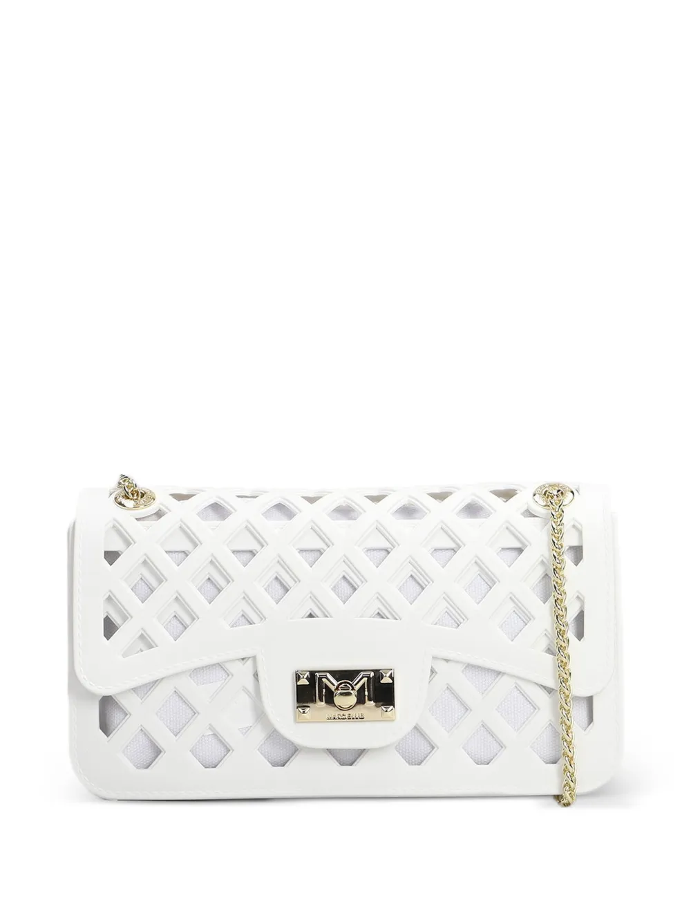 Marc Ellis Borsa a spalla Flat Basket - Bianco