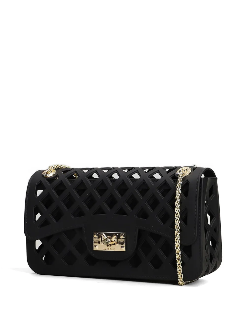 Marc Ellis Flat Basket schoudertas met uitgesneden details Zwart