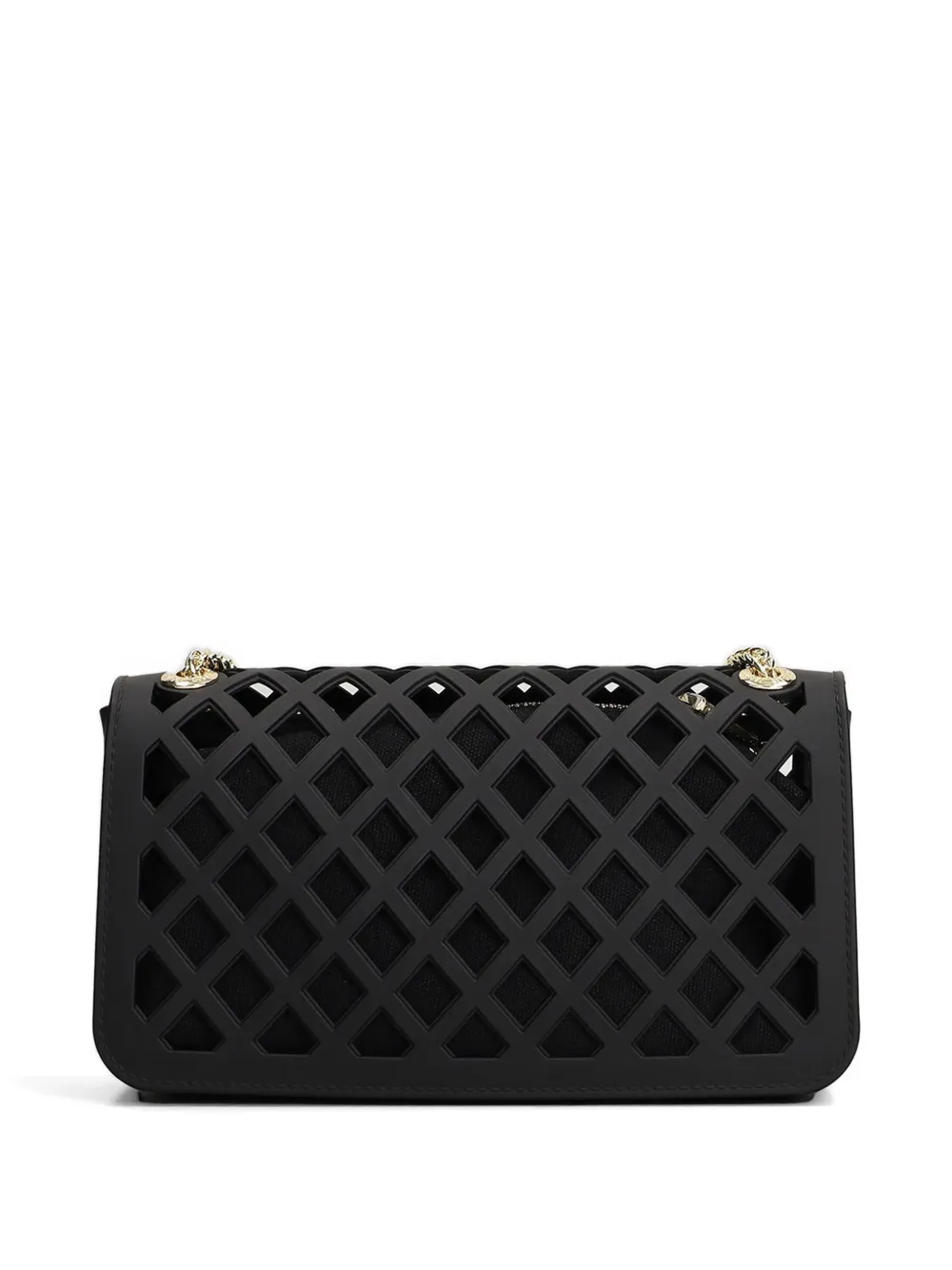 Marc Ellis Flat Basket schoudertas met uitgesneden details Zwart