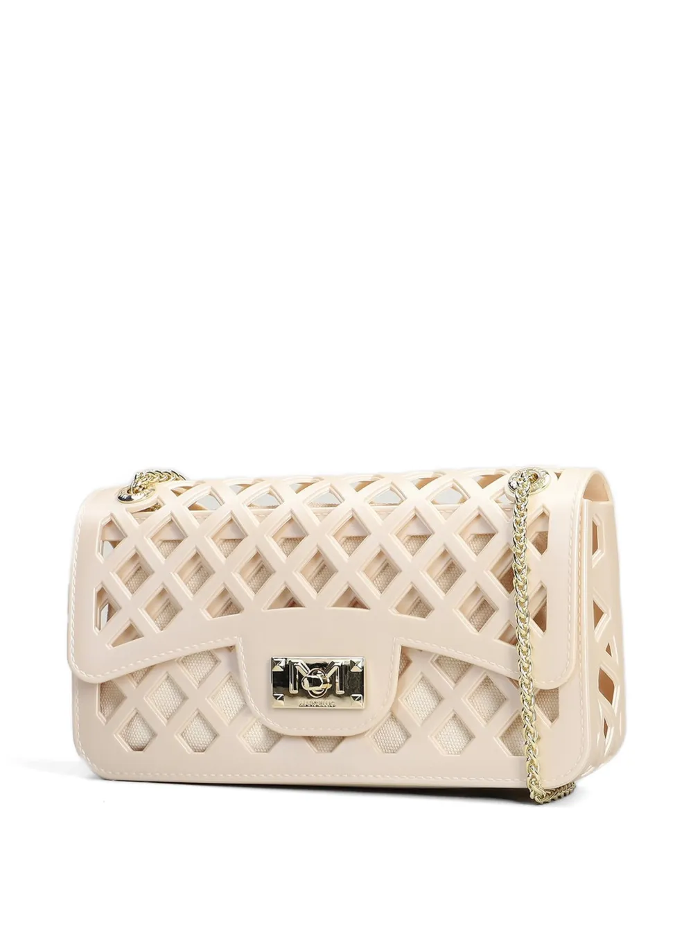 Marc Ellis Flat Basket schoudertas met uitgesneden details Beige