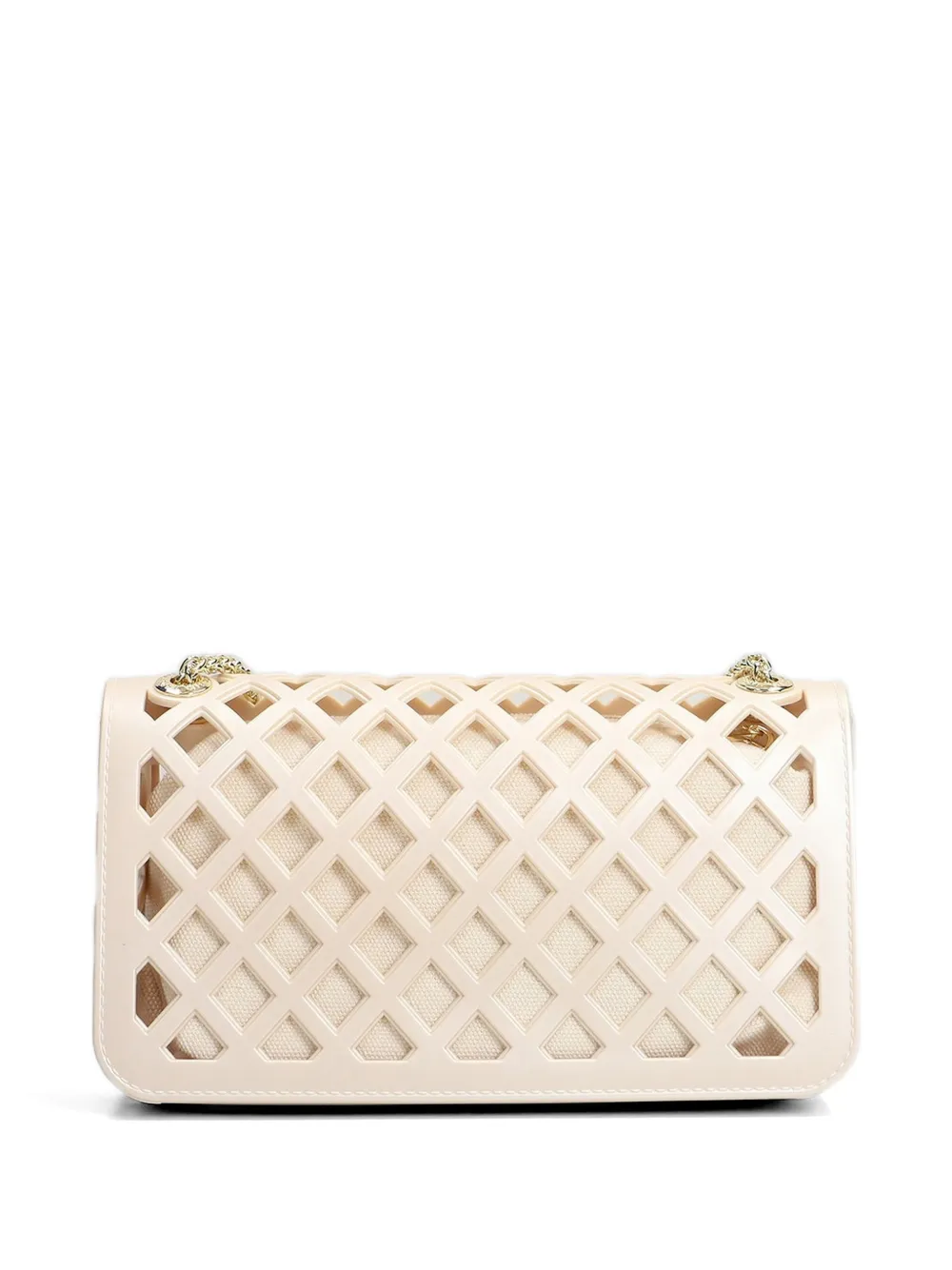 Marc Ellis Flat Basket schoudertas met uitgesneden details Beige