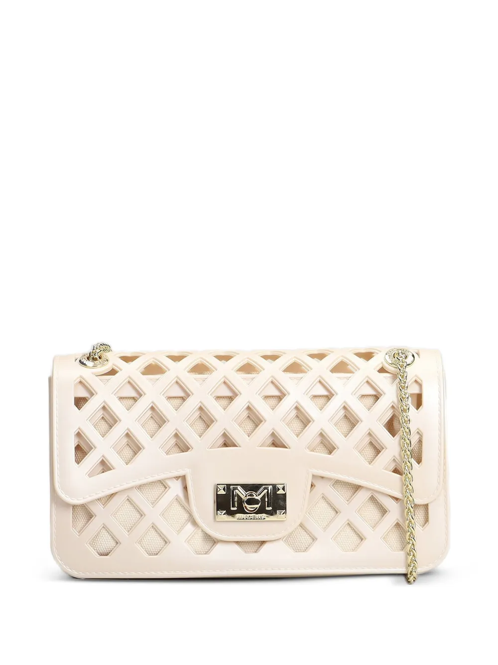 Marc Ellis Borsa a spalla Flat Basket con cut-out - Toni neutri