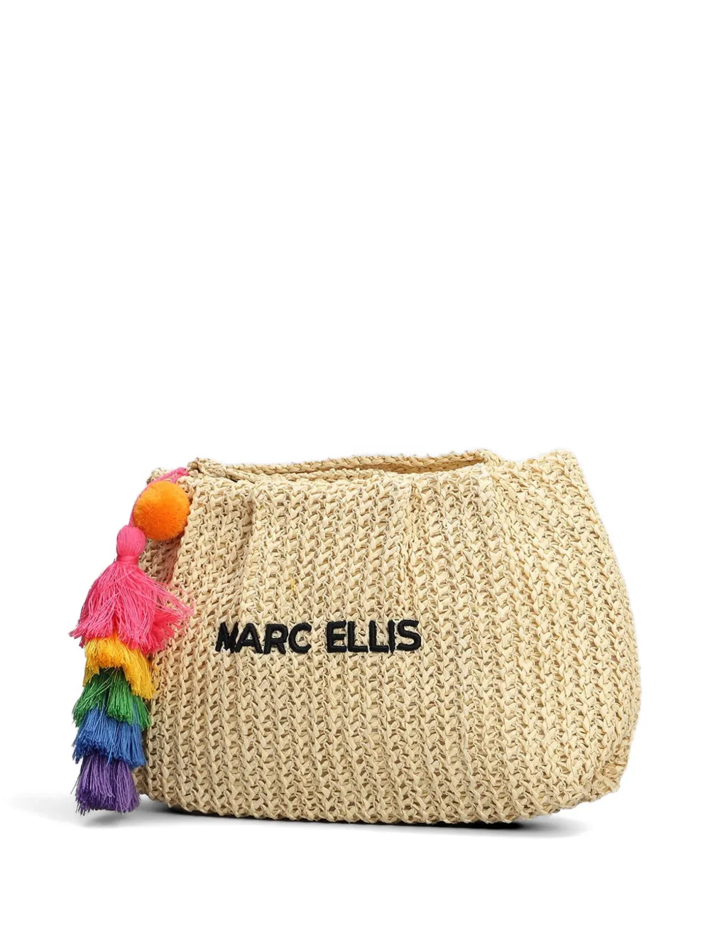 Marc Ellis Buby S. Claire C geweven clutch Beige