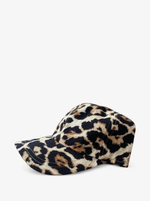 Borsalino leopard print hat