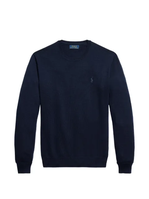 Polo Ralph Lauren jersey de lana lavable con cuello redondo