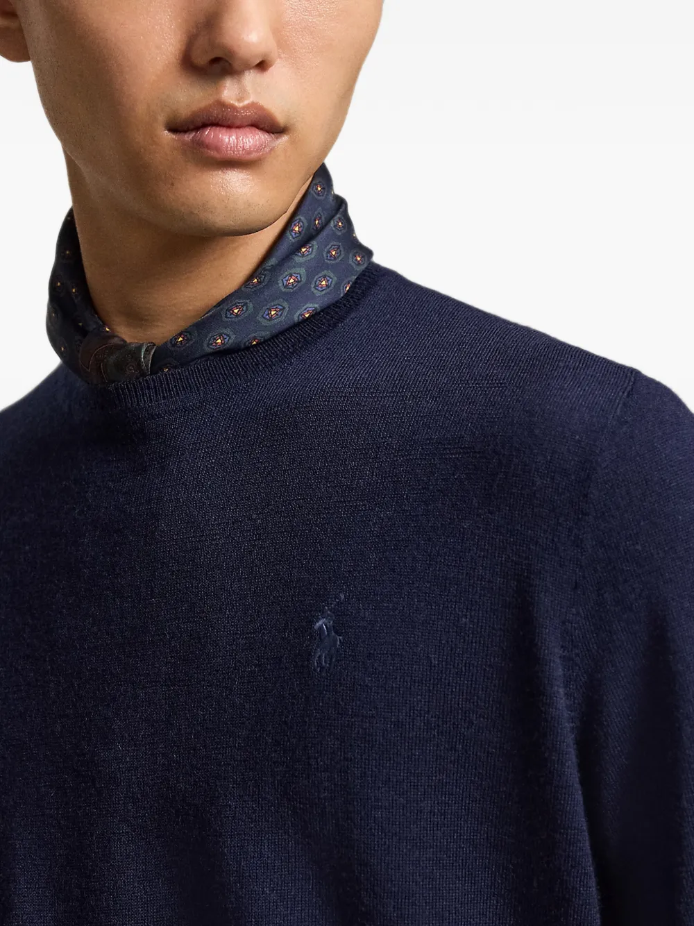 Polo Ralph Lauren Trui met geborduurd Polo Pony-logo Blauw