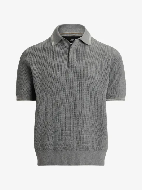 RLX Ralph Lauren polo en coton à design gaufré