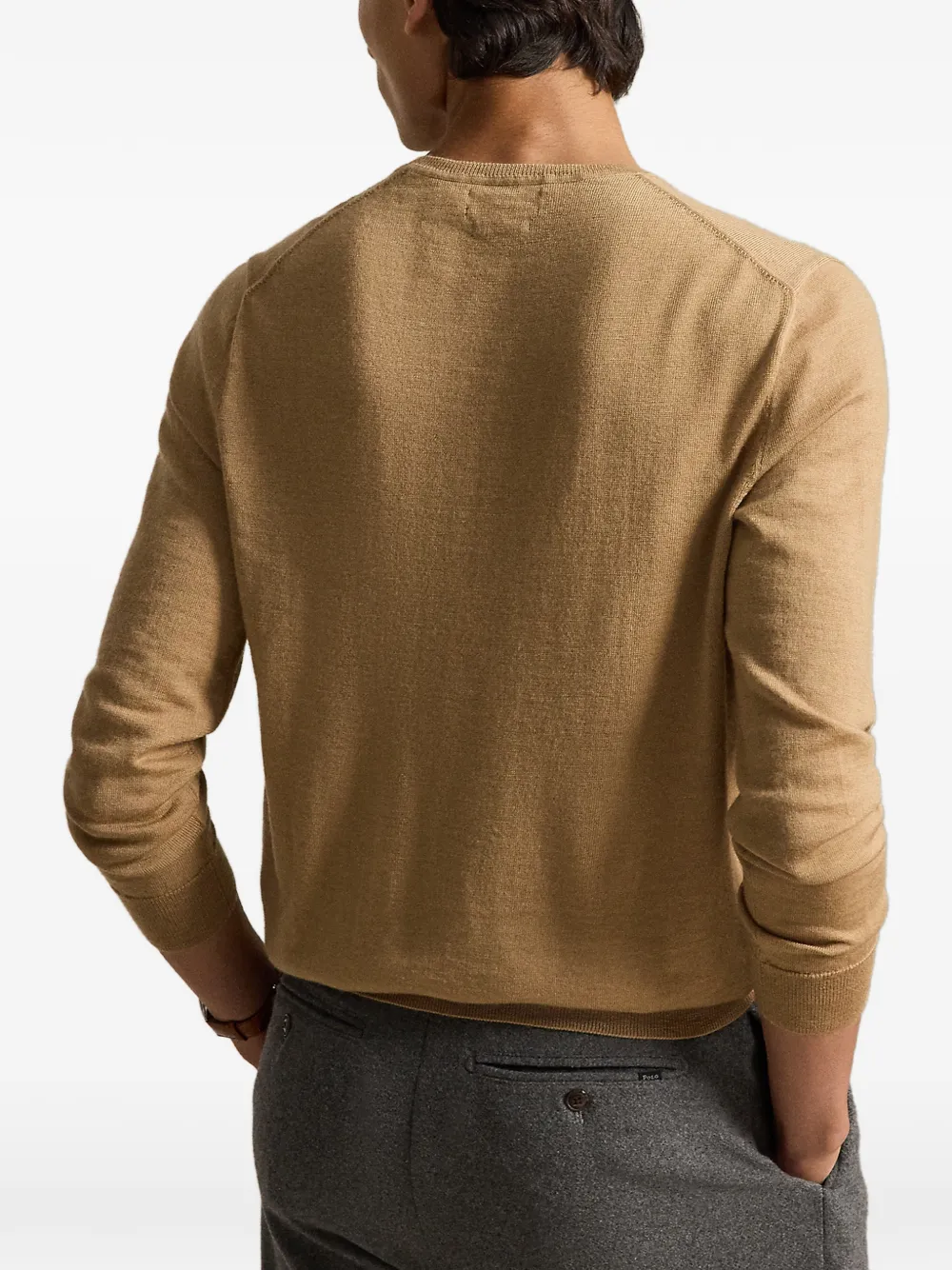 Polo Ralph Lauren Wollen trui met ronde hals Beige