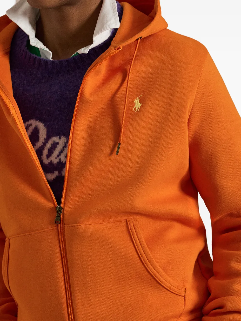Polo Ralph Lauren Hoodie met borduurwerk Oranje