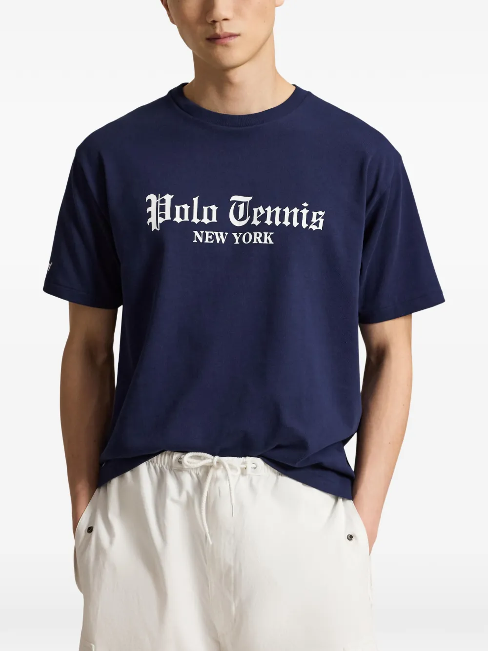 Polo Ralph Lauren Katoenen T-shirt met logoprint Blauw