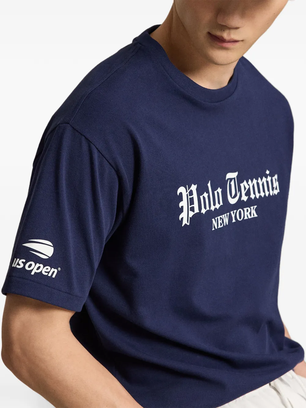 Polo Ralph Lauren Katoenen T-shirt met logoprint Blauw