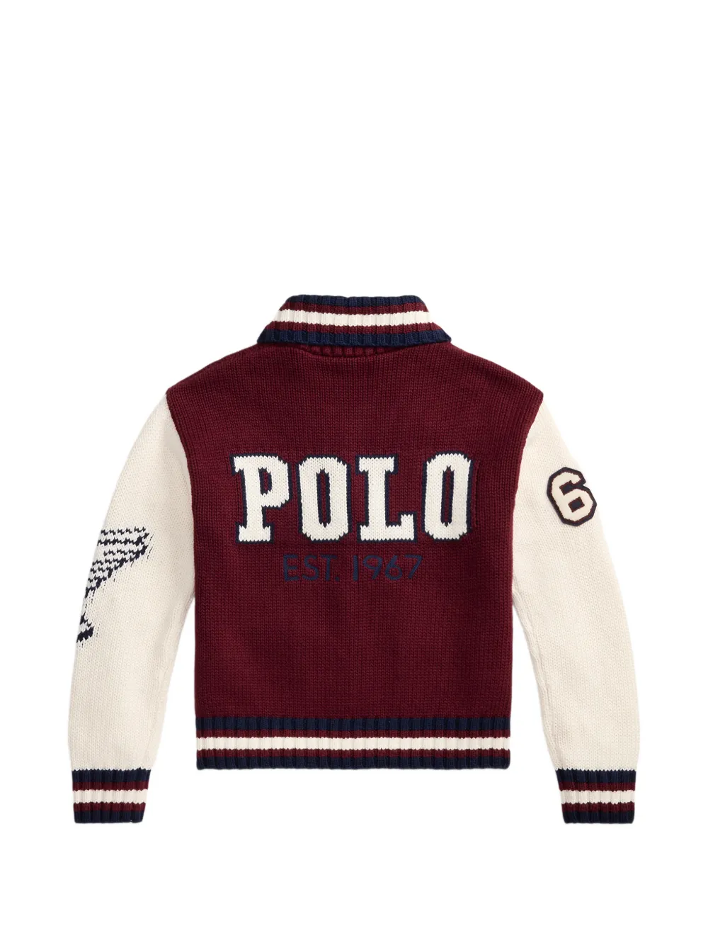 POLO RALPH LAUREN KIDS Vest met geborduurd logo Rood