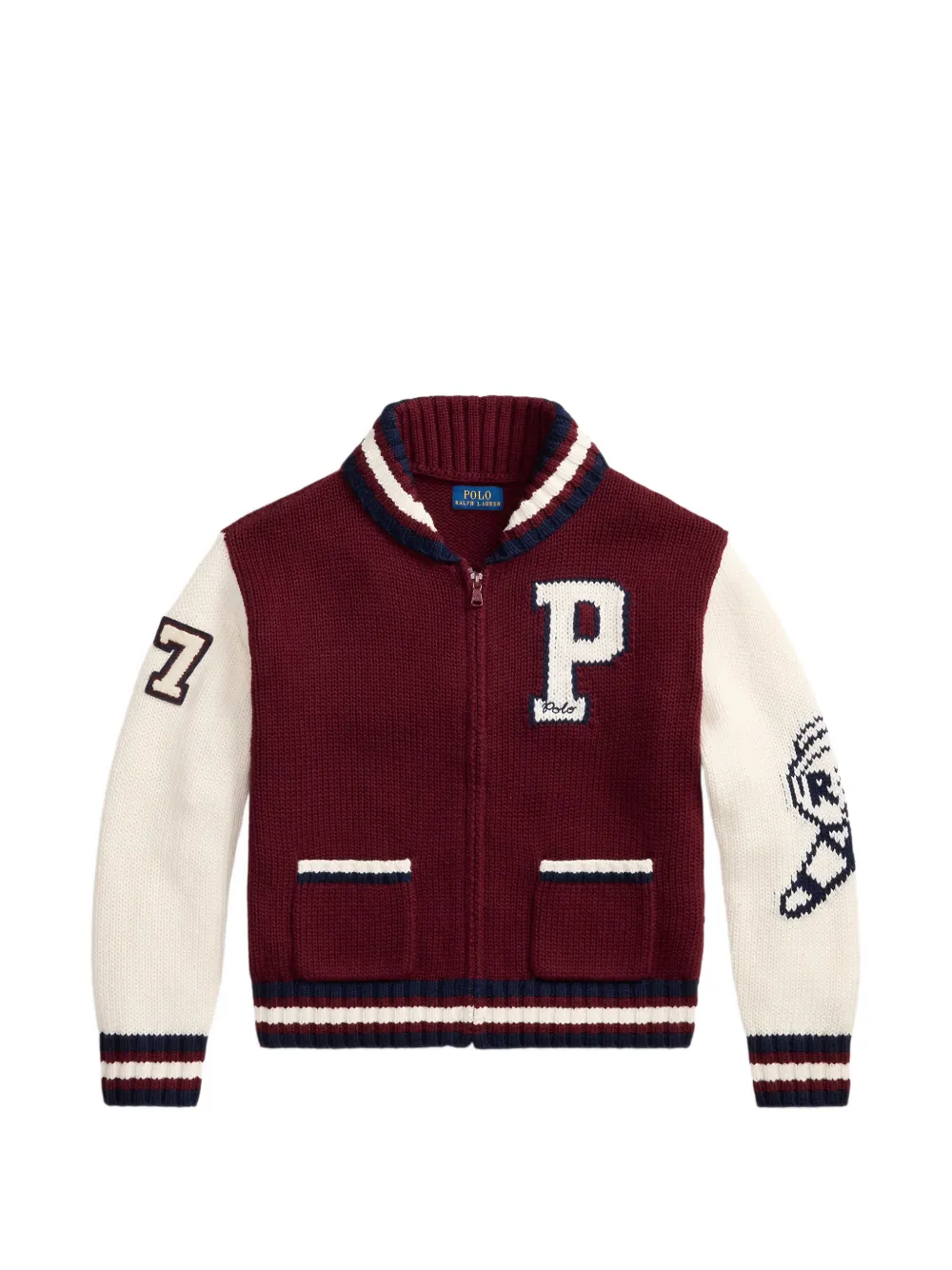 POLO RALPH LAUREN KIDS Vest met geborduurd logo Rood