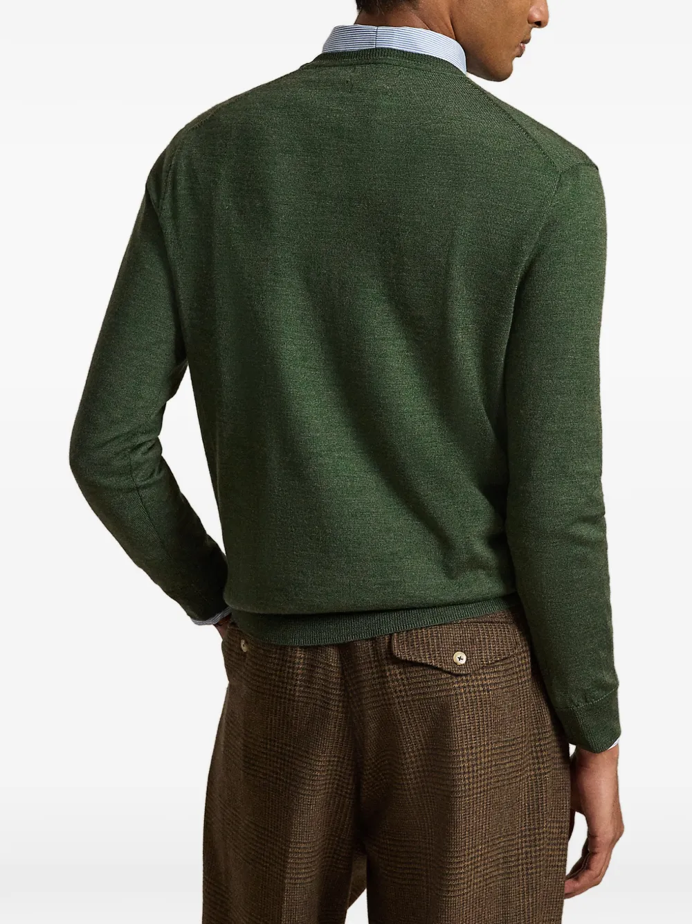 Polo Ralph Lauren Wollen trui met geborduurd Pony-logo Groen
