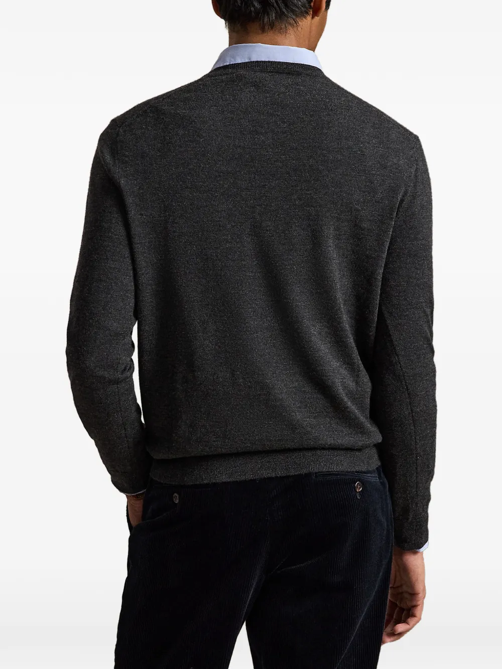 Polo Ralph Lauren Wollen trui met ronde hals Grijs