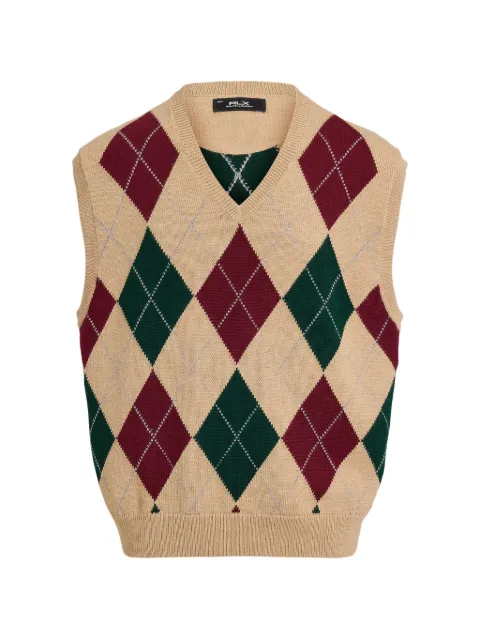 RLX Ralph Lauren Big Fit argyle sweater vest