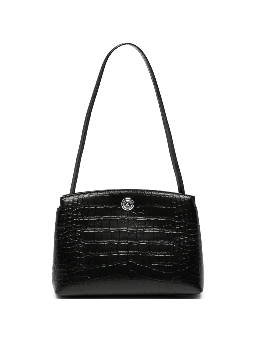 Liffner croc-embossed push-lock shoulder bag
