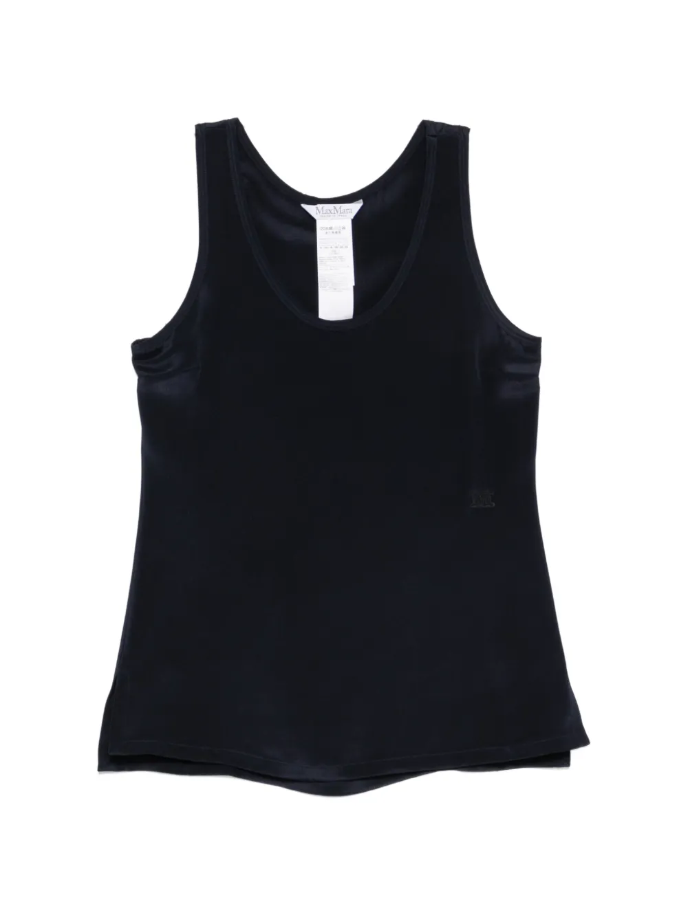Max Mara silk top - Blu