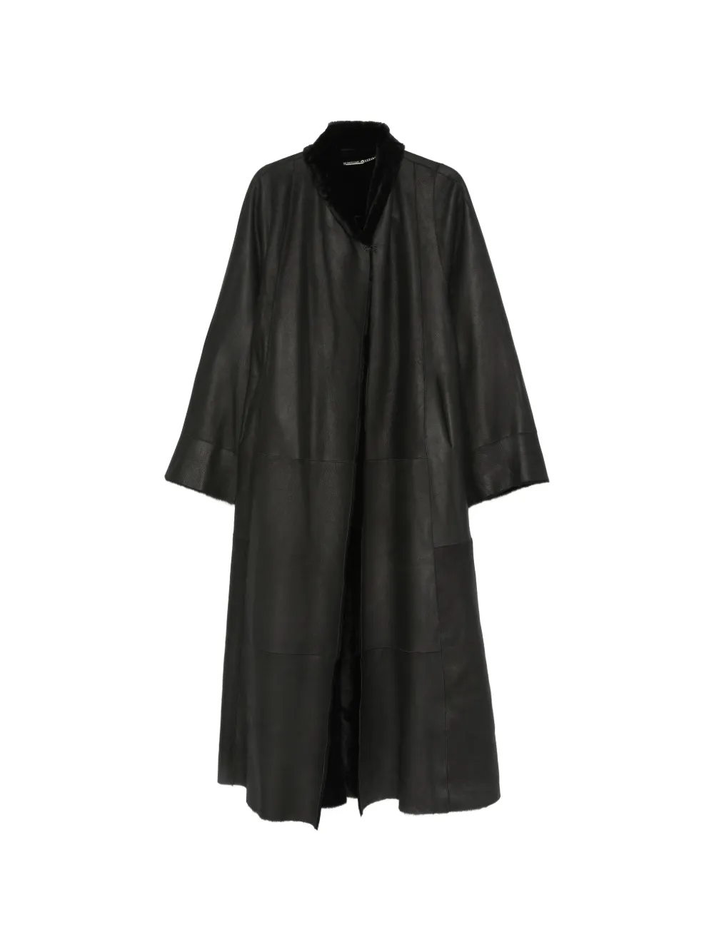 Nour Hammour Dorian shearling coat - Schwarz