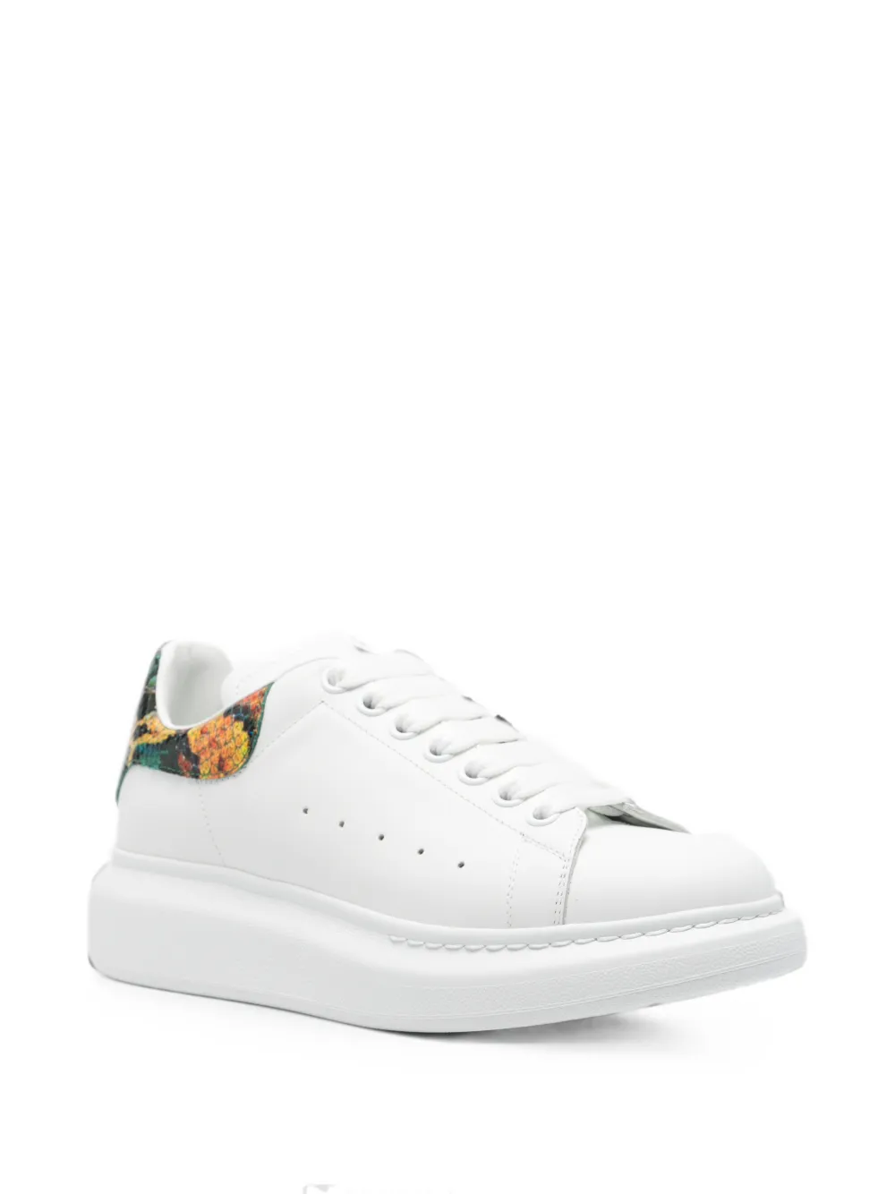 Alexander McQueen Oversized platform sneakers Wit