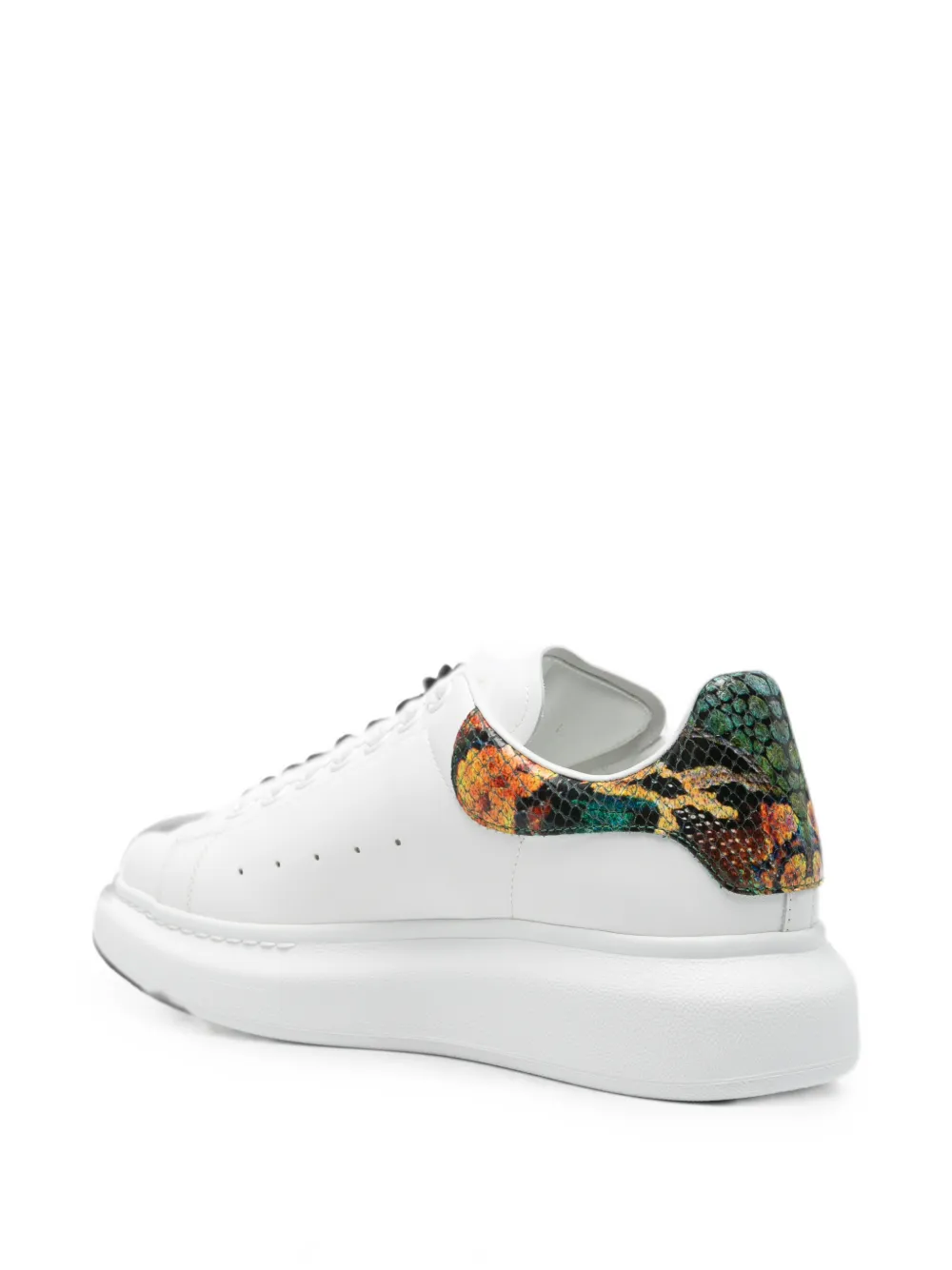 Alexander McQueen Oversized platform sneakers Wit