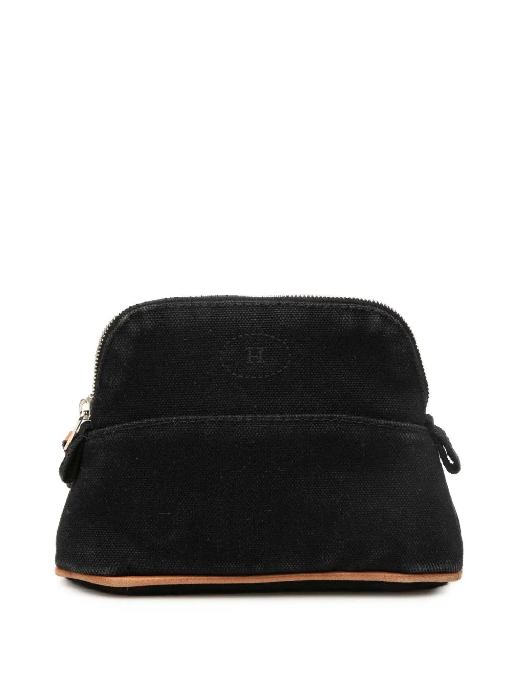 Hermès Pre-Owned 2020-2026 Mini Mini Canvas Bolide Case pouch - Nero