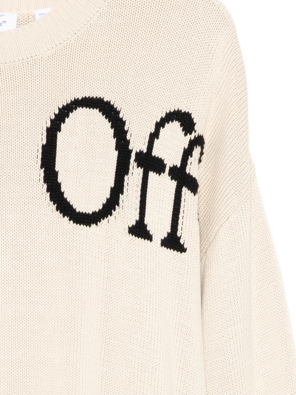  Off-white Pull à Logo Imprimé - Tons Neutres 